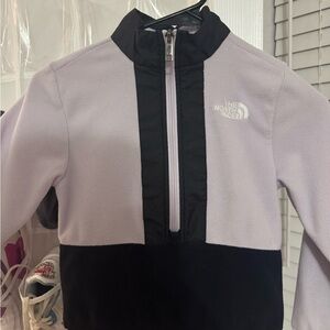 The North Face Black and White Fleece Jacket
